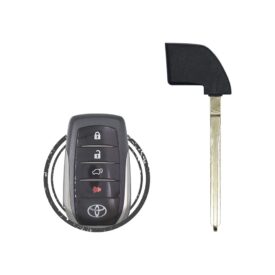 Toyota Hilux Smart Remote Emergency Insert Key Blank Blade TOY48