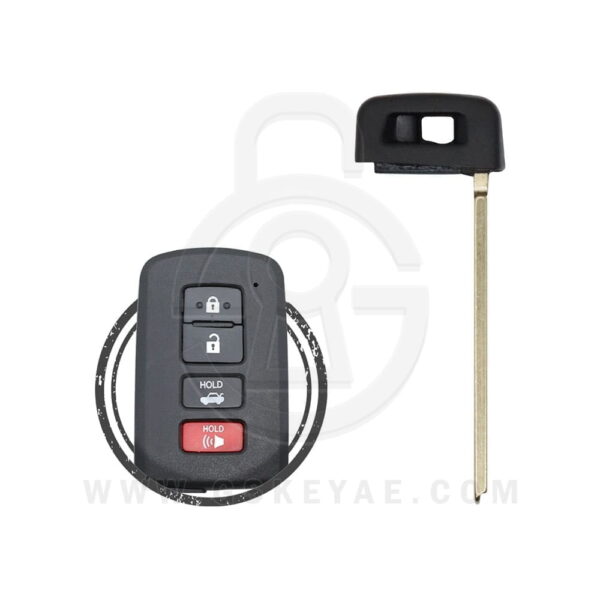 Emergency Single-sided Blade 69515-33100 For 2012-2021 Toyota HYQ14FBA Smart Remote Key Fob