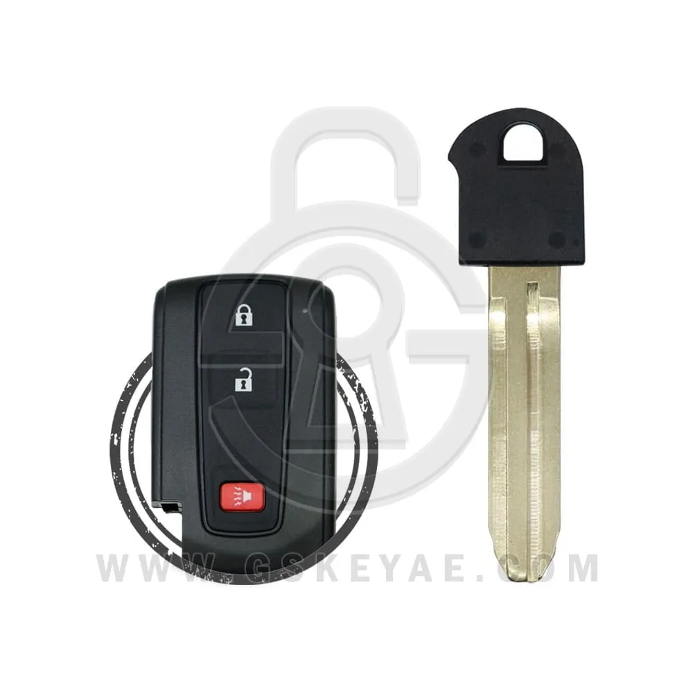 Lame de clé télécommande intelligente Toyota Prius 2004-2009 TR47 identique à 69515-47010
