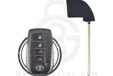 2012-2021 Toyota Hilux Land Cruiser Smart Remote Key Blank Blade TOY48 69515-33120 6951533120