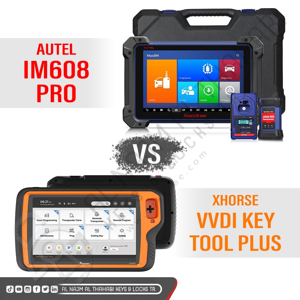 Xhorse VVDI Key Tool Plus vs Autel IM608 Pro
