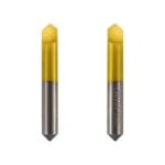 XCAN 6*105 HSS Titanium Coated End Milling Cutter Vertical Key Cutting Machine Key Duplicating Machine Parts