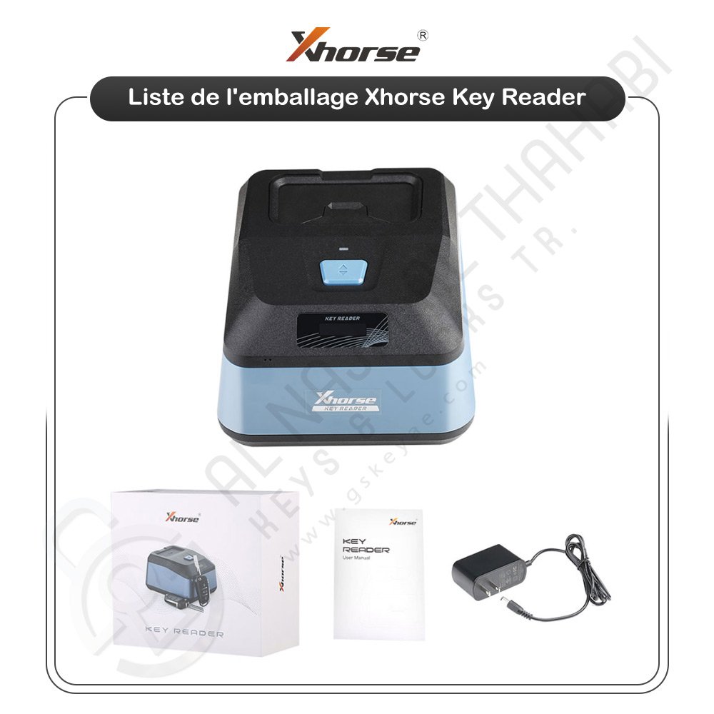 Lecteur de Clé Xhorse XDKR00GL XDKP00GL Blade Skimmer prend en charge plusieurs types de clés