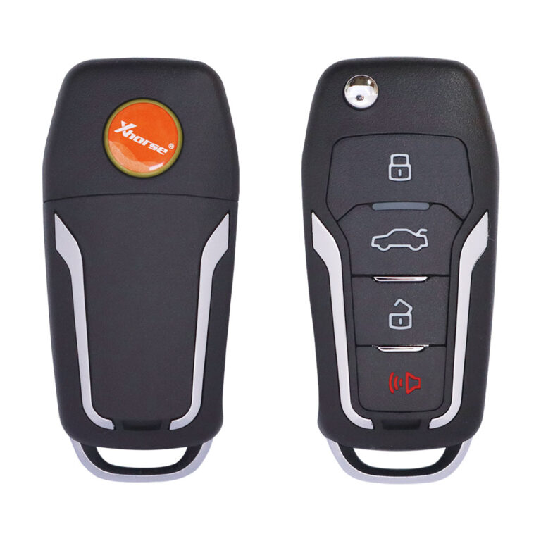 Xhorse VVDI2 VVDI Key Tool XEFO01EN Super Flip Remote Key 4 Buttons Ford Type Built-in Super Chip