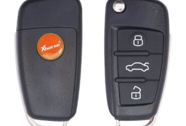 Xhorse XKA600EN Universal Wired Flip Key Remote 3 Buttons Audi A6L Q7 Type