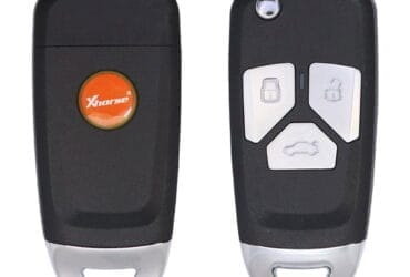 Xhorse VVDI2 VVDI Key Tool XKAU01EN Wire Flip Remote Key 3 Buttons Audi Type