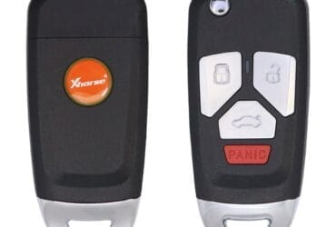 Xhorse VVDI2 VVDI Key Tool XKAU02EN Wire Flip Remote Key 4 Buttons Audi Type