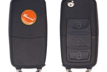 Xhorse XKB501EN Universal Wired Flip Key Remote 3 Buttons Volkswagen VW B5 Type