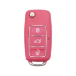 Xhorse VVDI XKB502EN Wire Flip Remote Key Pink Color VW B5 Type