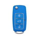 Xhorse XKB503EN Universal Wired Flip Key Remote 3 Buttons Volkswagen VW B5 Type Blue Color (2)