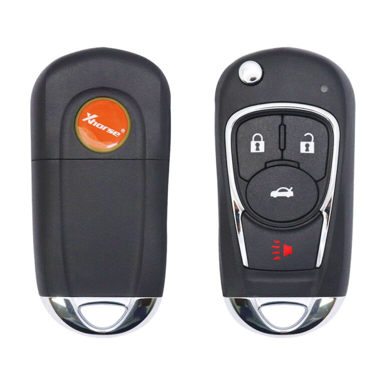 Xhorse VVDI XKBU02EN Wire Flip Remote Key 4 Buttons Buick Type