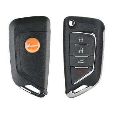Xhorse VVDI XKCD02EN Wire Flip Remote Key 4 Buttons Cadillac Type