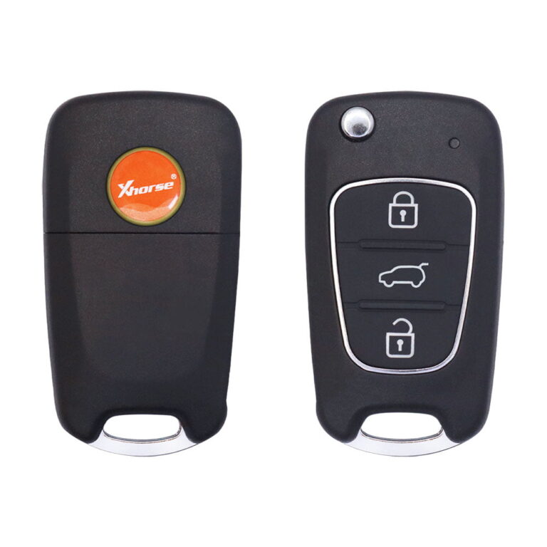 Xhorse XKHY02EN Universal Wire Flip Remote Key 3 Buttons KIA Hyundai Type