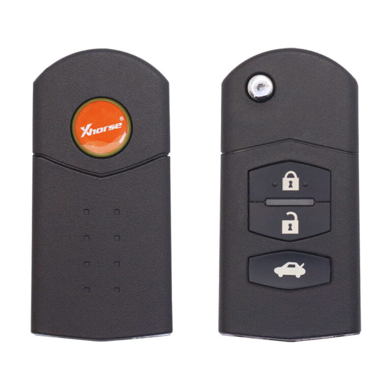 Xhorse XKMA00EN Universal Wired Flip Key Remote 3 Buttons Mazda Type For VVDI2 VVDI Key Tool