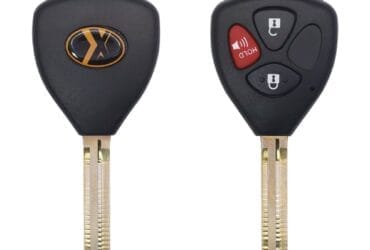 Xhorse VVDI 2 VVDI Key Tool XKTO04EN Universal Wire Remote Head Key 3 Buttons Toyota Type