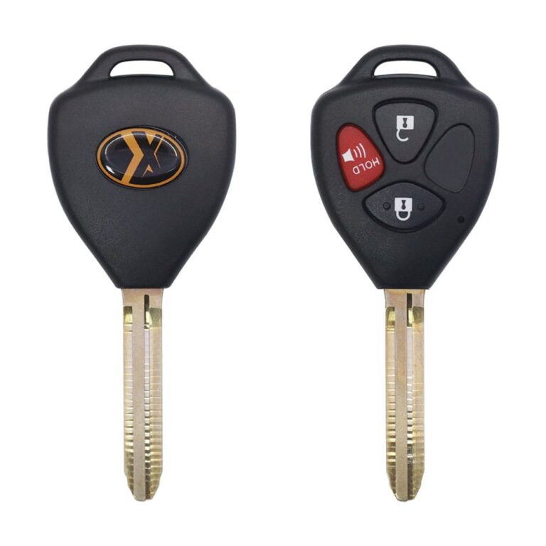 Xhorse VVDI 2 VVDI Key Tool XKTO04EN Universal Wire Remote Head Key 3 Buttons Toyota Type