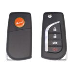 Xhorse VVDI XKTO10EN Universal Wire Remote Key 4 Buttons Toyota Type