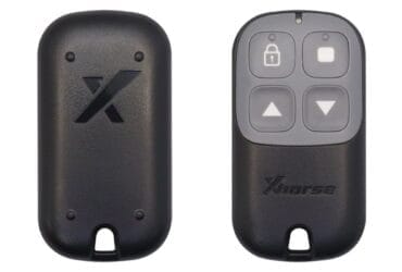 Télécommande filaire universelle Xhorse XKXH03EN pour porte de garage à 4 boutons couleur noire
