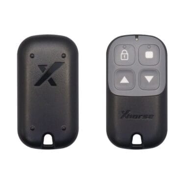 Xhorse VVDI XKXH03EN Universal Wired Garage Door Remote 4 Buttons Black Color