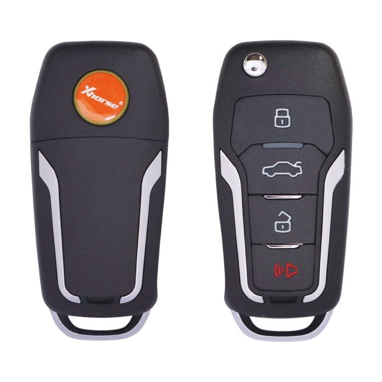 Xhorse XNFO01EN Universal Wireless Flip Key Remote 4 Buttons Ford Type For VVDI2 VVDI Key Tool