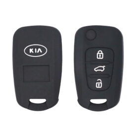 3 Button Silicone Flip Key Remote Cover Case Replacement Fit For KIA Sorento Sportage Optima Soul