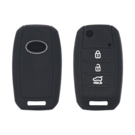 Silicone Flip Key Remote Cover Case Replacement 3 Buttons Fit For KIA Optima Rio Sportage