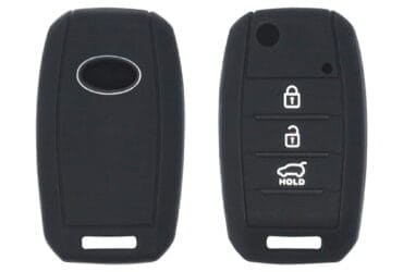 Silicone Flip Key Remote Cover Case Replacement 3 Buttons Fit For KIA Optima Rio Sportage