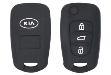3 Button Silicone Flip Key Remote Cover Case Replacement Fit For KIA Sorento Sportage Optima Soul