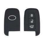 Hyundai Tuscon Sonata Genesis Smart Remote Key Silicone Protective Cover Case 3 Button