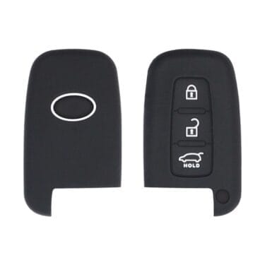 Hyundai Tuscon Sonata Genesis Smart Remote Key Silicone Protective Cover Case 3 Button