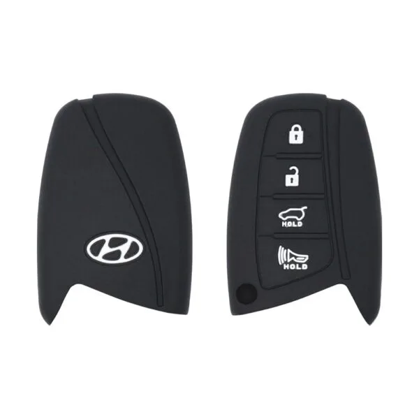 Hyundai Azera Genesis Grandeur Smart Key Silicone Protective Cover Case 4-Button