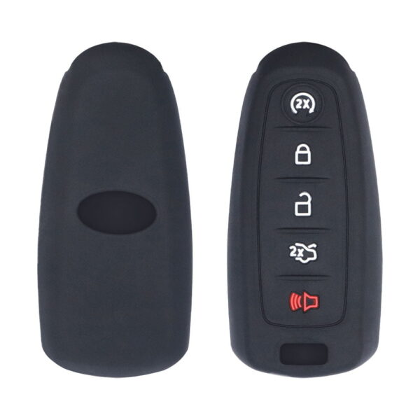 Silicone Smart Remote Key Fob Cover Case Shell Replacement Fit For Ford Taurus Focus Expedition