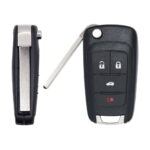 2010-2019 Chevrolet Camaro Cruze Impala Flip Key Remote 4 Button 315MHz HU100 13501913 Aftermarket