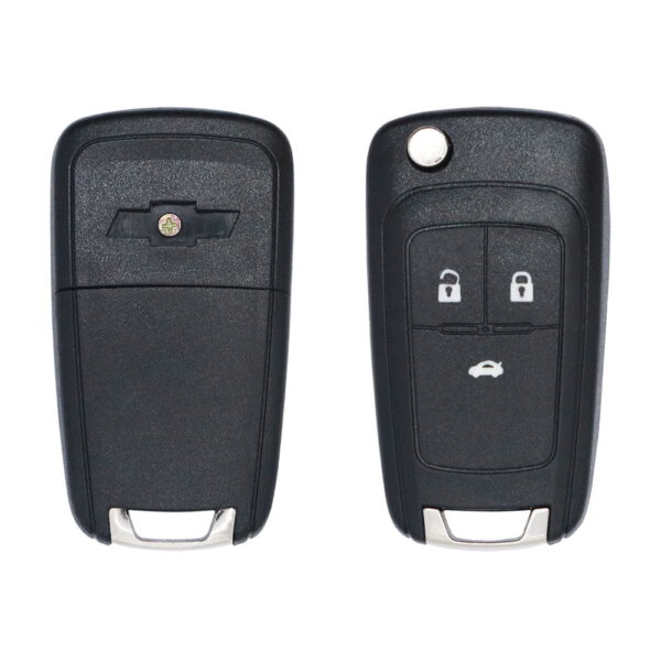 2010-2014 Chevrolet Cruze Malibu Impala Flip Key Remote 3 Button 433MHz 13500219 13504197 Aftermarket