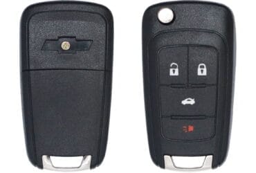 2010-2019 Chevrolet Camaro Cruze Impala Flip Key Remote 4 Button 315MHz 13501913 Aftermarket