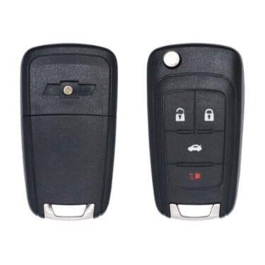 2010-2019 Chevrolet Camaro Cruze Impala Flip Key Remote 4 Button 315MHz 13501913 Aftermarket