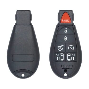 2008-2019 Jeep Dodge Chrysler Fobik Remote Key 7 Buttons 433MHz ID46 Chip Aftermarket