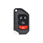 2018-2021 Jeep Wrangler Gladiator Smart Flip Key Remote 4 Button 433MHz 68416784AA Aftermarket (1)