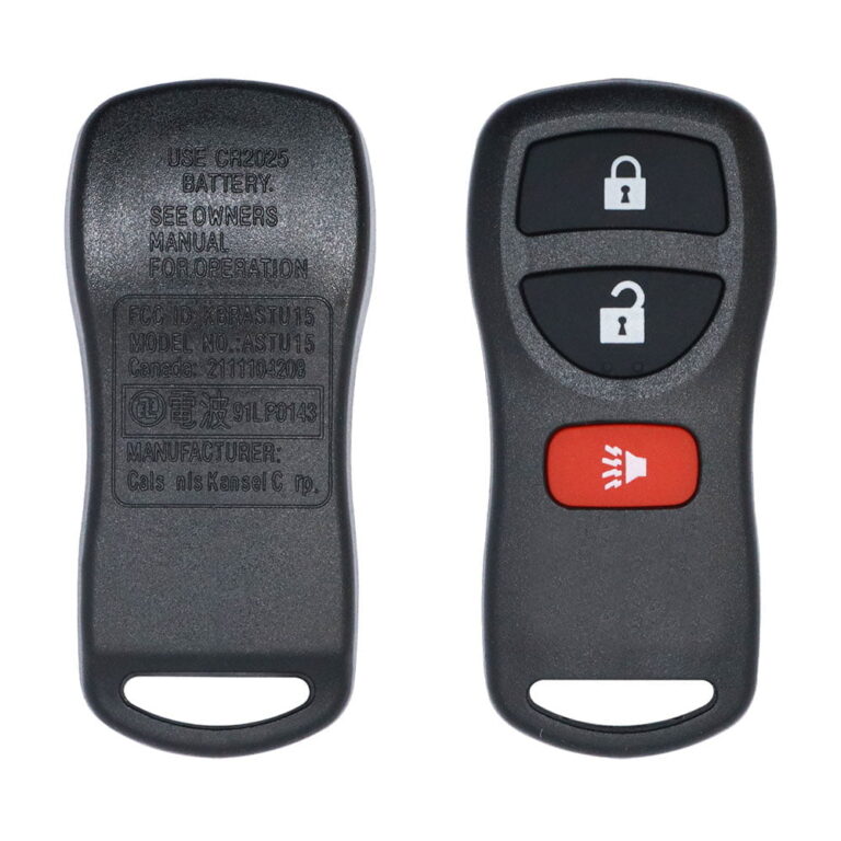 2002-2017 Nissan Infiniti Keyless Entry Remote 3 Buttons 315MHz CWTWB1U415 28268-EA00A 28268-7Z800 Aftermarket