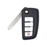 Nissan Tiida Altima Flip Remote Key Modified 4 Buttons 433MHz NSN14 Blade 28268-9Y800