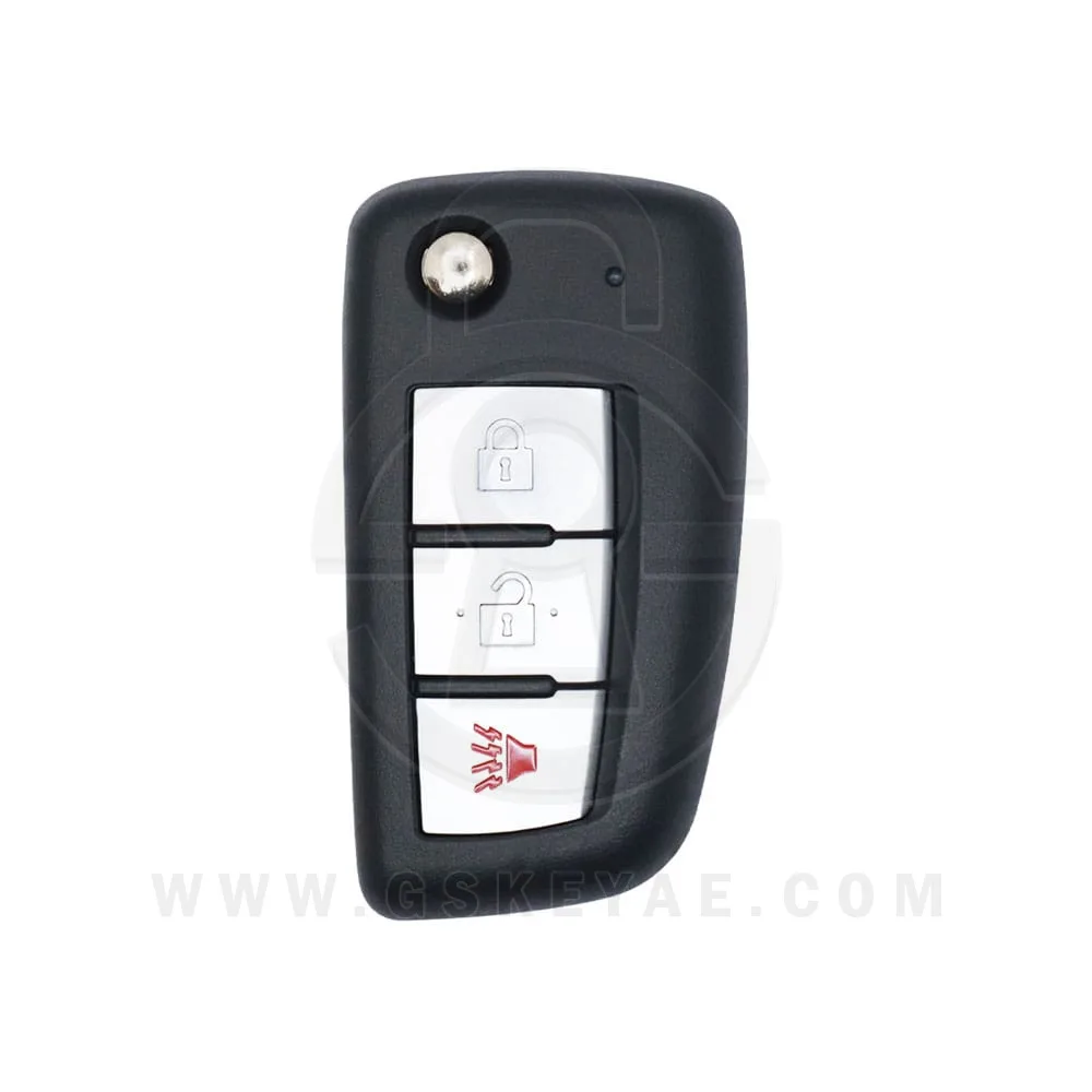 2002-2012 Nissan Tiida Altima Flip Key Remote 3 Button 433MHz KBRASTU15 28268-C991C Modified (1)