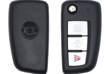 2002-2012 Nissan Tiida Altima Flip Key Remote 3 Button 433MHz KBRASTU15 28268-C991C 28268-ZB700 Modified