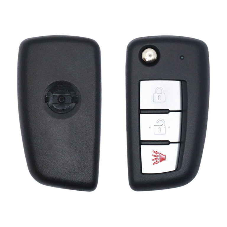 2002-2012 Nissan Tiida Altima Flip Key Remote 3 Button 433MHz KBRASTU15 28268-C991C 28268-ZB700 Modified