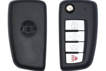2002-2012 Nissan Tiida Altima Flip Key Remote Modified 4 Button 315MHz 28268-C991C Aftermarket