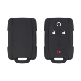 Silicone Smart Remote Key Fob Cover Case Replacement 4 Button Fit For GM Chevrolet GMC