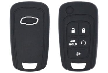 Silicone Flip Key Remote Cover Case Replacement Button Fit For Chevrolet Cruze Equinox Impala