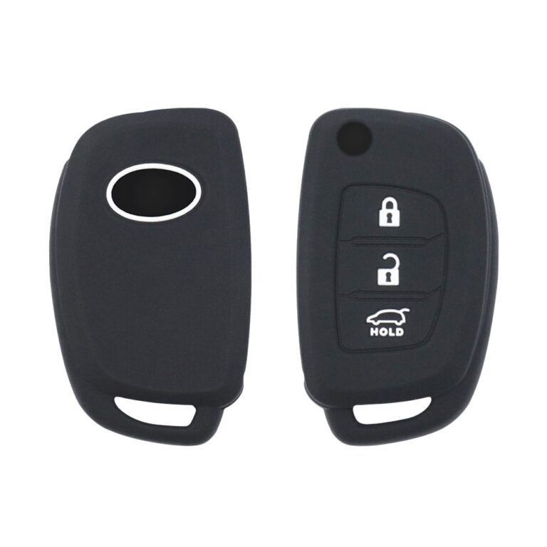 Silicone Flip Key Remote Cover Case 3 Buttons Fit For Hyundai I20 Santa Fe Tucson Certa
