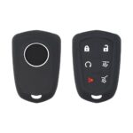 6 Buttons Silicone Smart Remote Car Key Fob Cover Case Replacement Fit For Cadillac Escalade