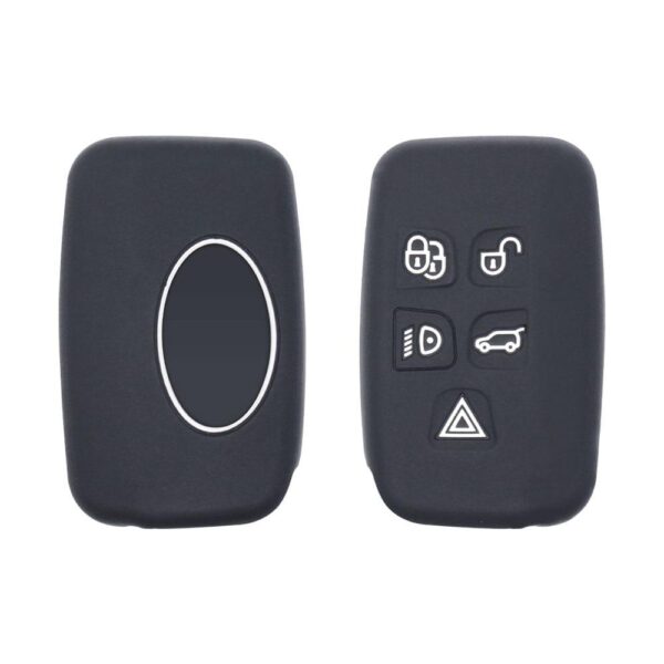 Land Rover Range Rover Smart Key Remote Silicone Protective Cover Case 5 Button w/Lights