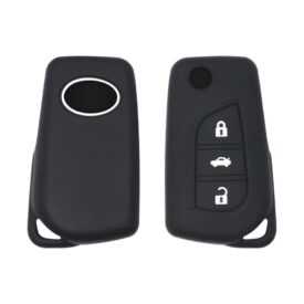 Toyota Camry Flip Key Remote Silicone Protective Cover Case 3 Button